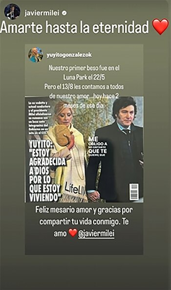 “Feliz mesario, amor, y gracias