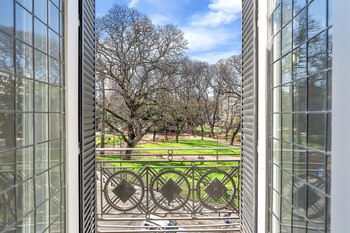 Uno de los balcones que
