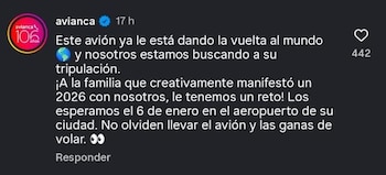 La respuesta de Avianca motivó