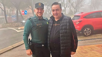 Un agente de la Guardia