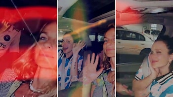 Las amigas compartieron divertidos momentos