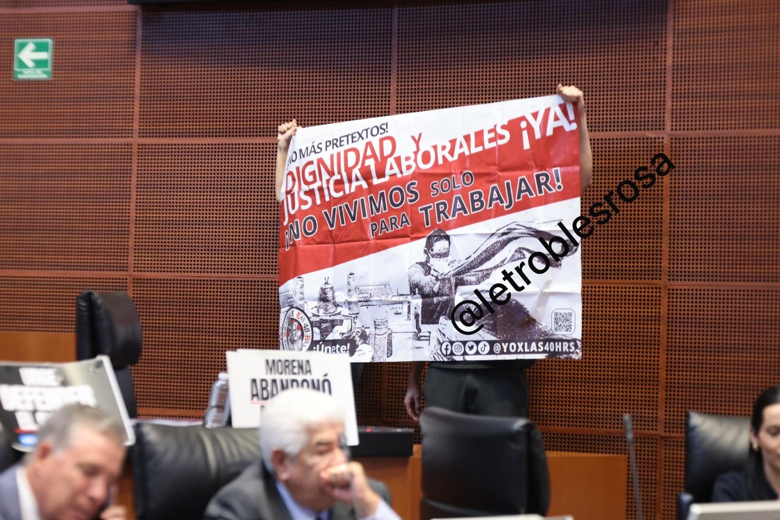 Crédito: X @Letroblesrosa