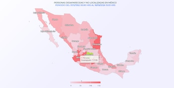 En Guanajuato hay 5 mil 536 personas en calidad de desaparecido y no localizado.