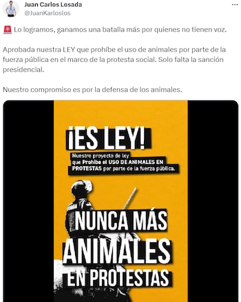 La iniciativa, presentada por el