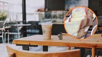 Compró un tostado en una