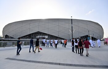 Exterior del estadio Education City en Catar. EFE/EPA/Noushad Thekkayil