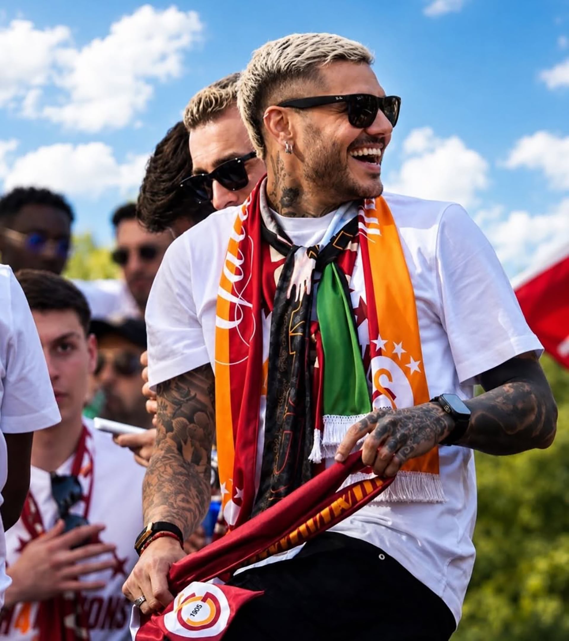 El argentino alcanzó el récord de máximo goleador extranjero en el Galatasaray (@Mauroicardi)