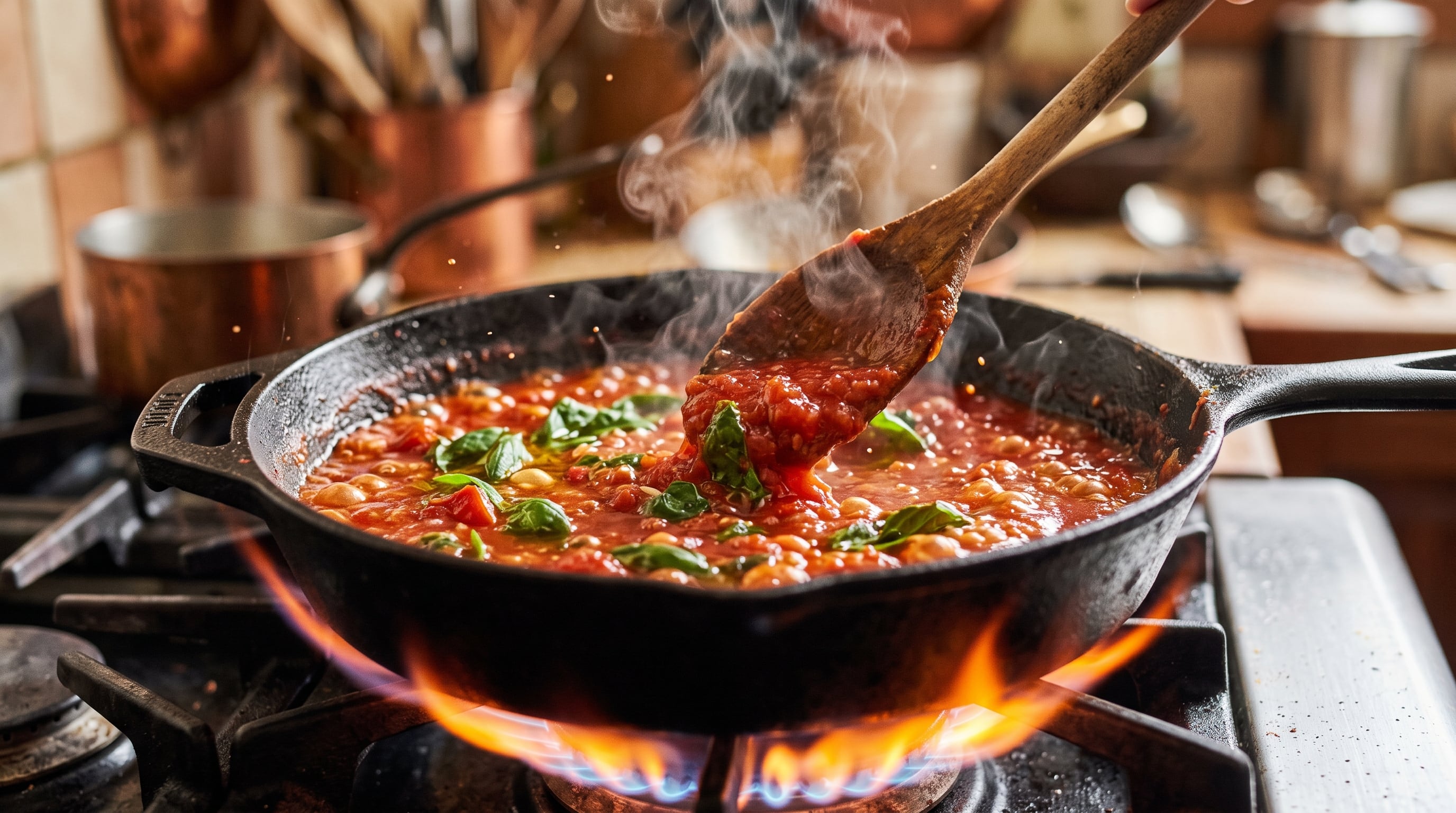 La receta de salsa fileto permite preparar en 25 minutos una salsa de tomate para pastas, ñoquis o pizzas (Imagen Ilustrativa Infobae)