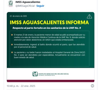 IMSS da a conocer su