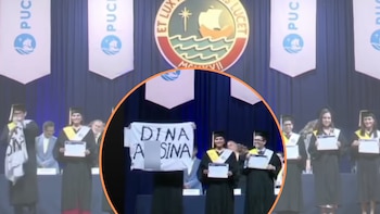 Alumno de la PUCP muestra