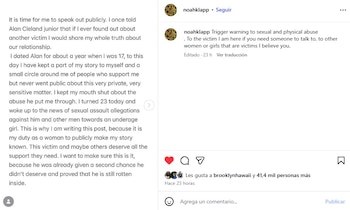 La surfista dio a conocer la noticia a través de su cuenta oficial de Instagram.