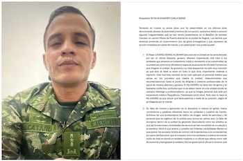 Un sargento retirado y testigos