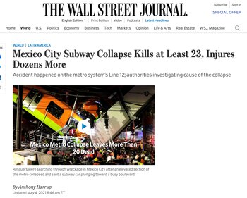 (Foto: captura de pantalla WSJ)