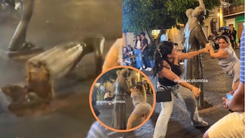 Mujer derribó una estatua en Getsemaní, Cartagena, después de hacer un baile sensual: el alcalde Dumek Turbay se pronunció