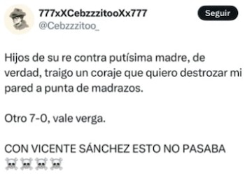 La afición celeste pidió el