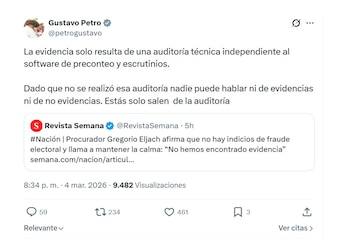 Gustavo Petro le respondió al procurador Gregorio Eljach