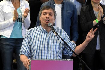 Máximo Kirchner en el plenario