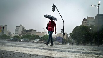 El servicio recomienda no sacar la basura; retirar objetos que impidan que el agua escurra; evitar actividades al aire libre y no refugiarse cerca de árboles y postes de electricidad que puedan caerse (NA)