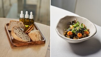 Platos del restaurante Monastrell, en