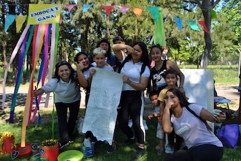 Alumnas del colegio La Salle