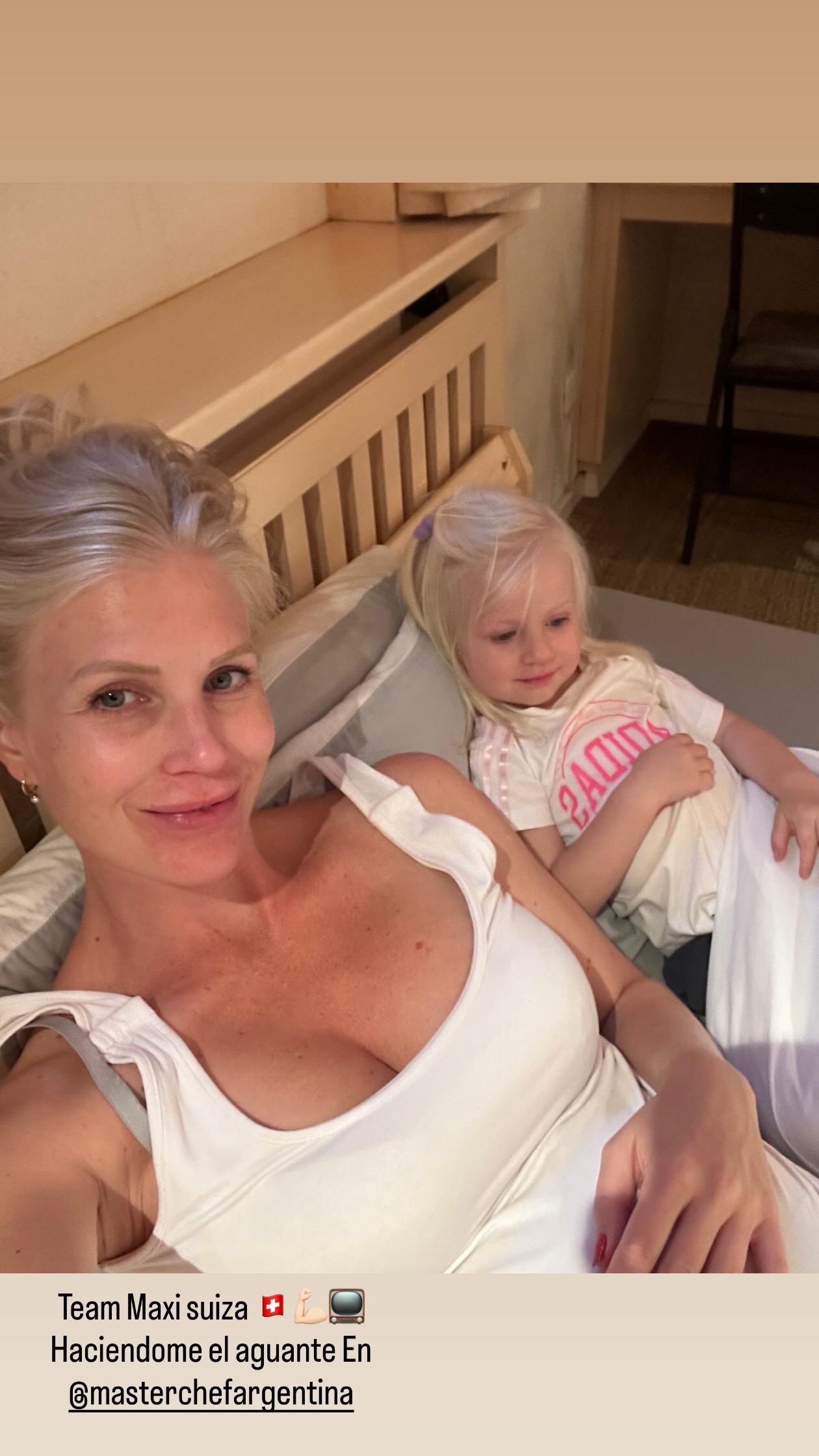 Daniela Christiansson está en la recta final de su embarazo y ya comenzó los preparativos para el posparto (Instagram)