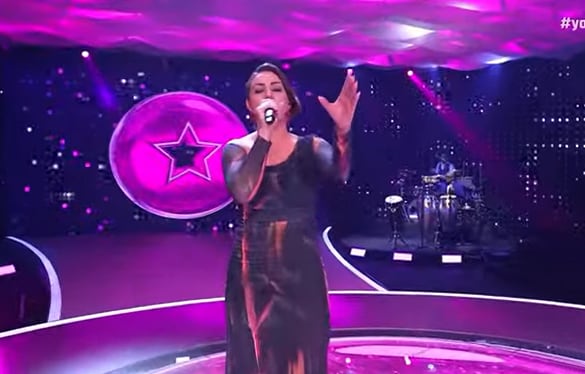 Gloria Eastefan se lució con su presentación - crédito Yo me llamo/Caracol Televisión