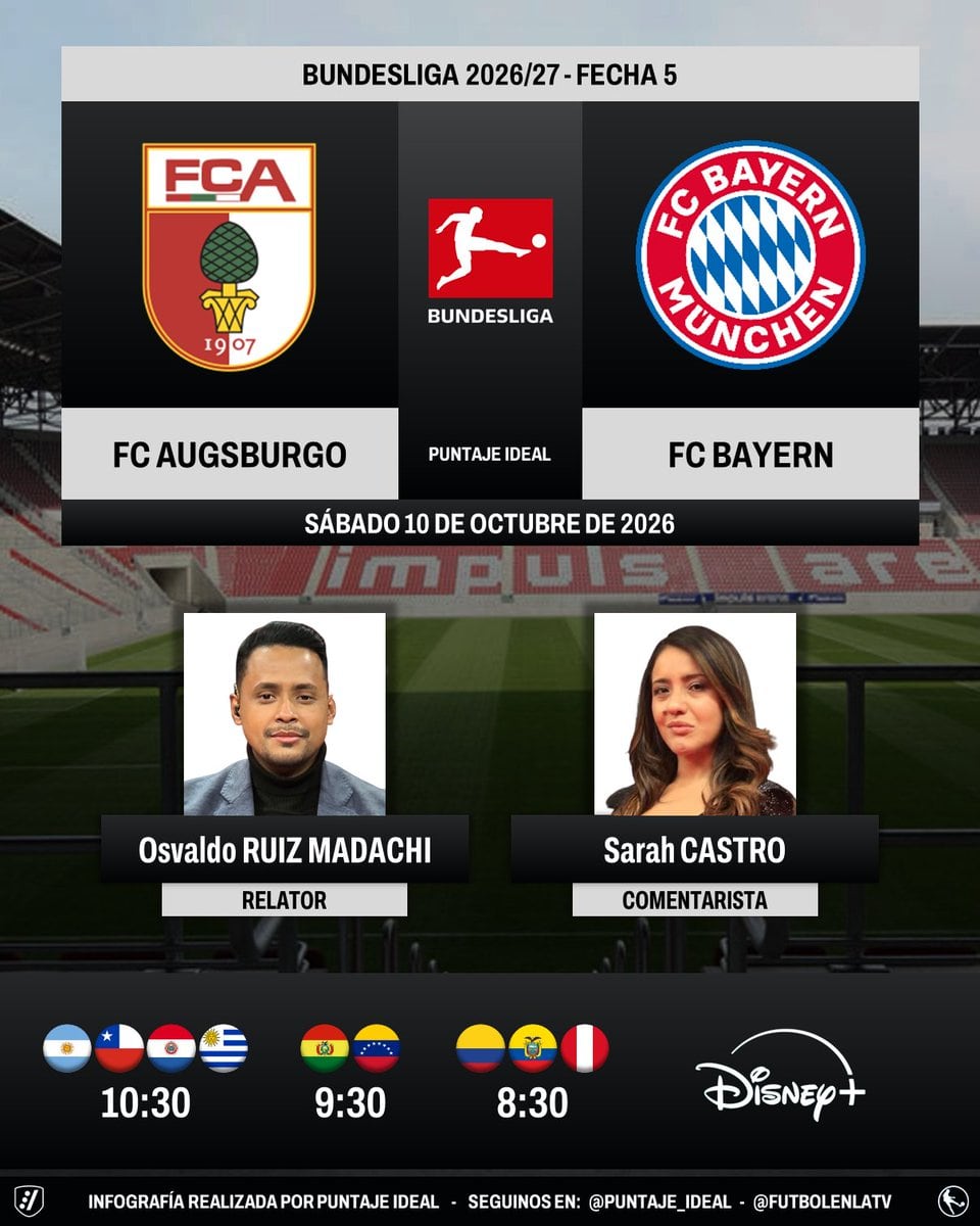 El narrador y el comentarista para el juego-crédito @Puntaje_Ideal/X