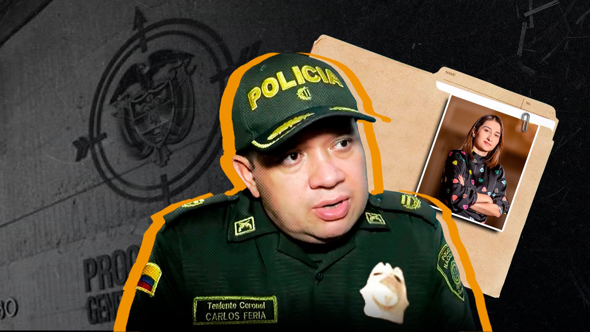 Fiscalía acusará al coronel Carlos Feria por polígrafo a Marelbys Meza en caso Laura Sarabia - crédito Fotomontaje Infobae (Jesús Avilés)