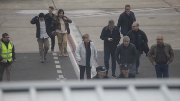 Kristalina Georgieva, Luis Caputo, Horacio Marín, Vaca Muerta
