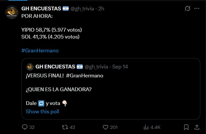 La gran final se llevará adelante el miércoles por la noche