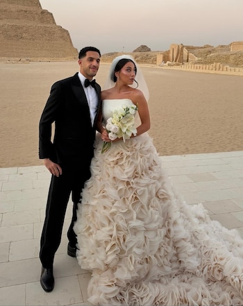 El espectacular casamiento de Mostafa Shoubir, arquero de la selección de Egipto