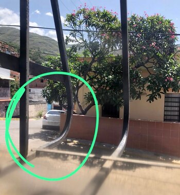 El lugar donde fue detenida,