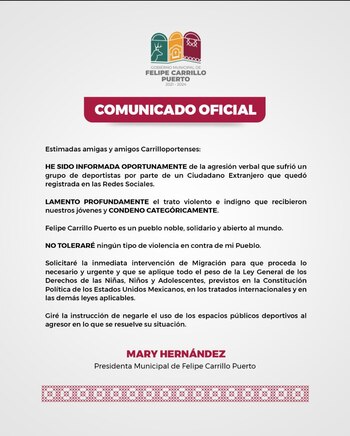 La alcaldesa aseguró que llegará