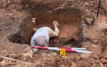 La UBPD intervino el cementerio de La Aragua en Santander en busca de dos campesinos desaparecidos desde 1988 - crédito UBPD