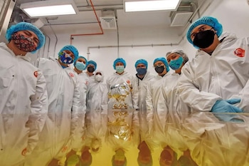 El equipo de la UNAM mantuvo comunicación constante con los robots pese a la imposibilidad de alunizar.
(Gaceta UNAM)