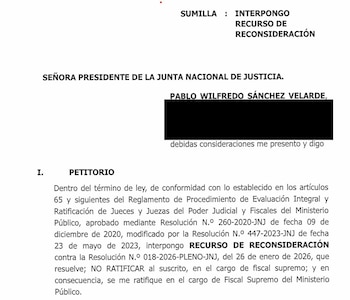 Recurso de reconsideración de Pablo