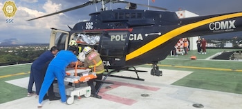 Las personas lesionadas fueron trasladadas