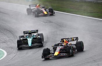 Max Verstappen, Fernando Alonso y