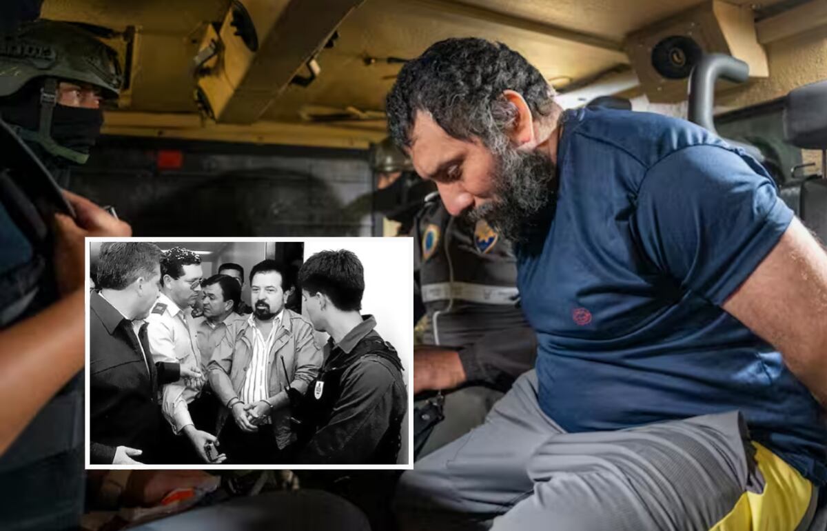 Con 30 años de diferencia, el ecuatoriano y el colombiano fueron detenidos en lujosas propiedades - crédito EFE/AFP