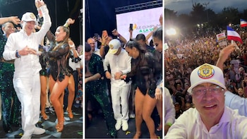 Gustavo Petro se tiró los ‘pasos prohibidos’ al ritmo de salsa en Cali, tras discurso de conmemoración del primer año de la Reforma Laboral