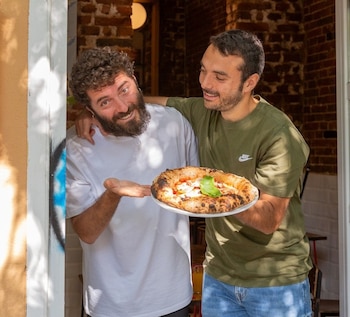 Riccardo y Vittorio Figurato, pizzeros
