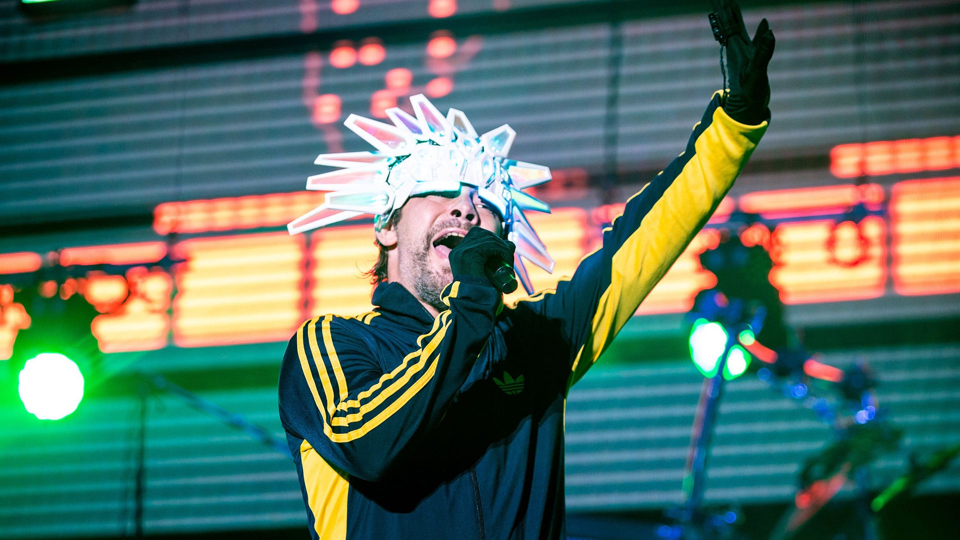 Jamiroquai in concert at Forest Hill Stadium, New York, USA - 08 Sep 2018