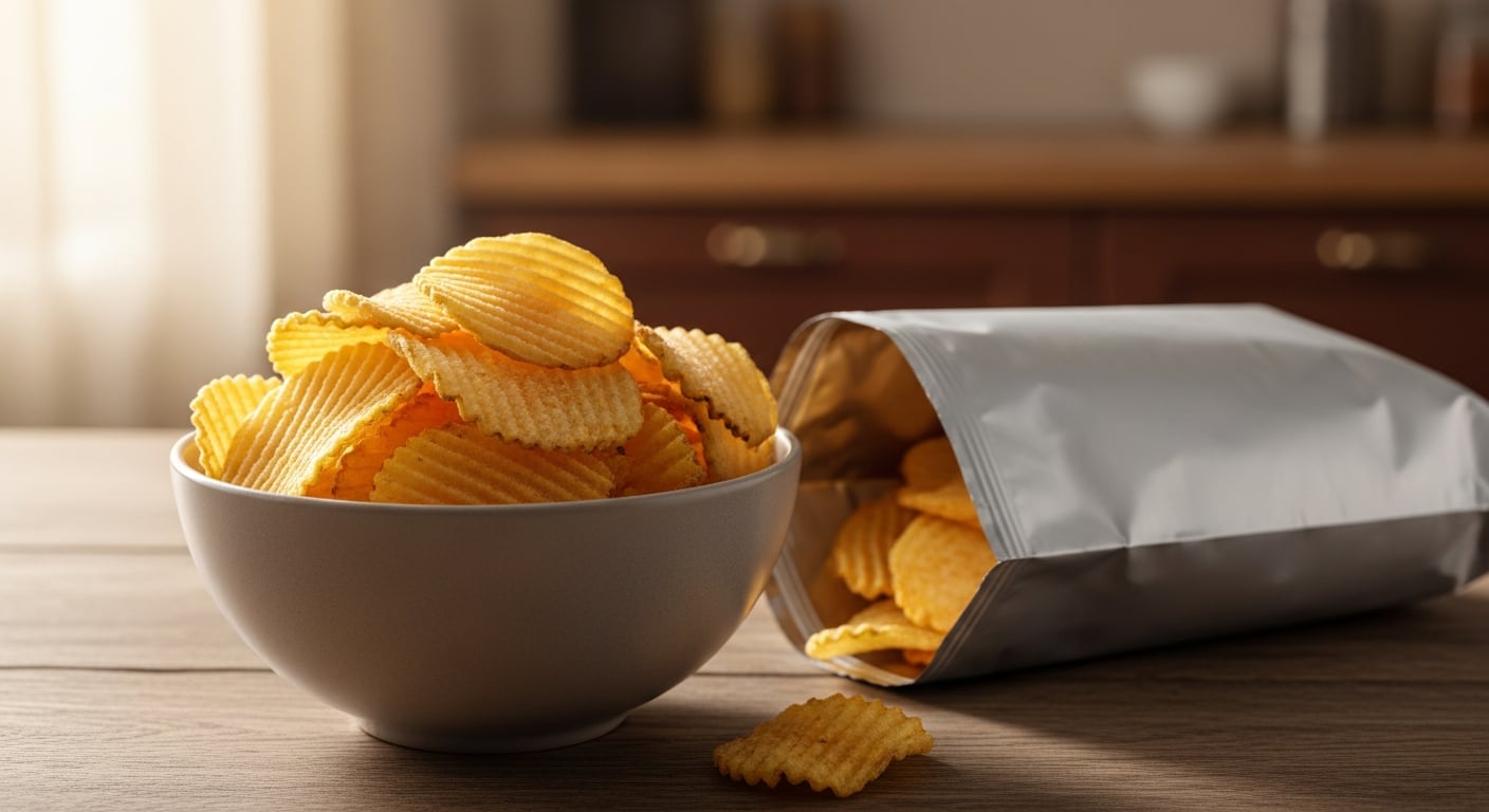 El retiro de papas fritas afecta a lotes específicos sazonados con leche en polvo que un proveedor vinculó con un posible riesgo de salmonella. (Imagen Ilustrativa Infobae)