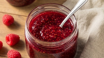 Receta de mermelada de frambuesa, rápida y fácil