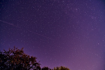 lluvia de meteoros Perseidas, con