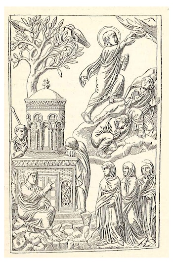 Viñeta del siglo XII que