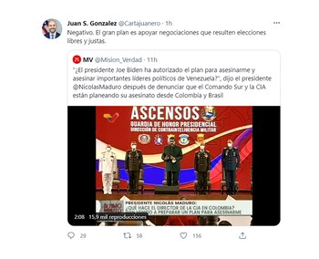 El tuit de Juan González