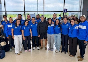 La delegación salvadoreña de tiro con arco partió rumbo a Chile para competir en la etapa II del Grand Prix de Las Américas Santiago 2026./ (Comité Olímpico de El Salvador)