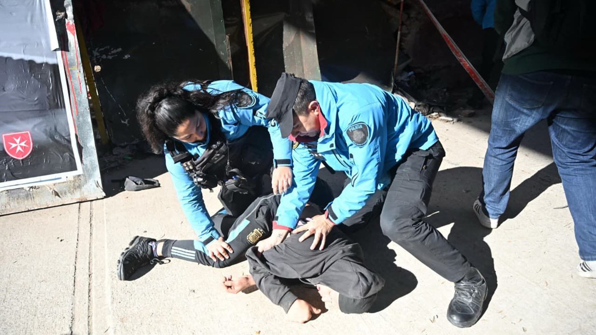 uno de los detenidos