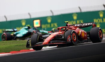 Carlos Sainz en acción en